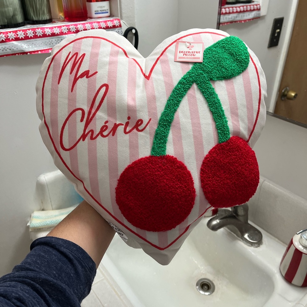 Ma Cherie Heart Pillow